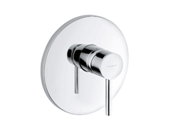 Misturadora Monocomando De Duche Kludi Bozz, De 25 L/min, 386550576, Cor Crómio