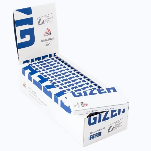 Original Blue Double Pacote Magnético Gizeh (20 Livretos X 100 Folhas)