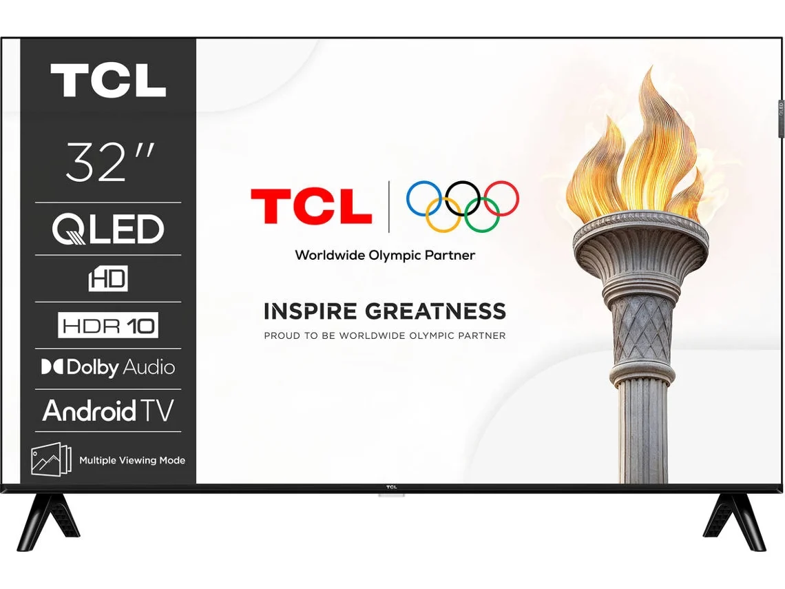 TV TCL 32S4K (QLED - 32'' - 81 cm - HD - Smart TV)