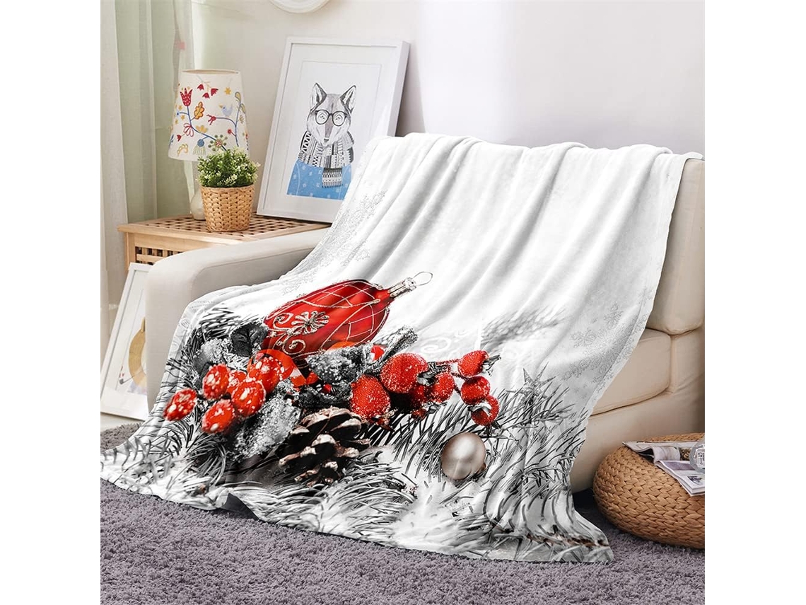Manta de Flanela Fansu com Estampa 3d Quente e Macia Microfibra para o Inverno Ideal Cama Ou Sofá Adequada Adu