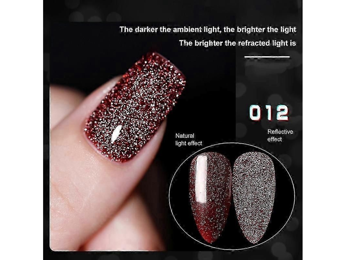 Nail Gel Polish Colorful Glitter Uv Semi Permanent Art Salon Soak Off Organic Led Tslm 1 GOKOCO
