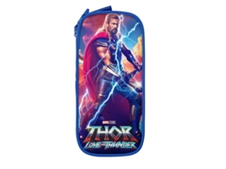 Estuche De Lápices Thor Grande Capacidad Oxford Con 2 Bolsillos Cremallera Para Niños Estudiantes Regalo Onesize 5x10,5x21 Cm