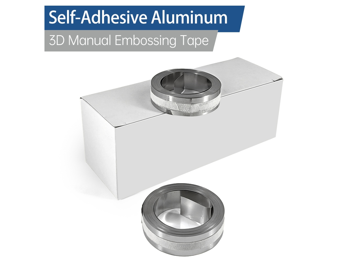 Fita 3d Alumínio Autoadesiva Dymo 12mm