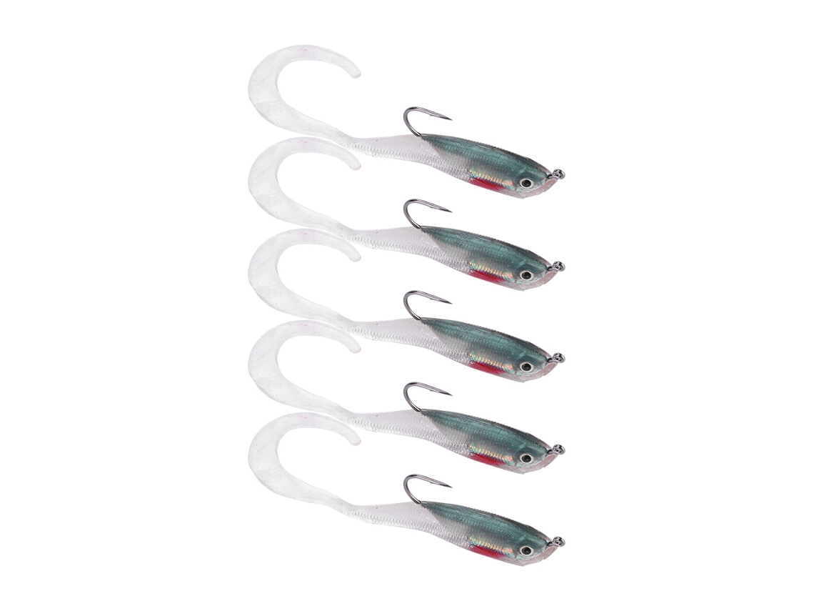 Isca Artificial Peixe 5pcs com Anzol So050 4