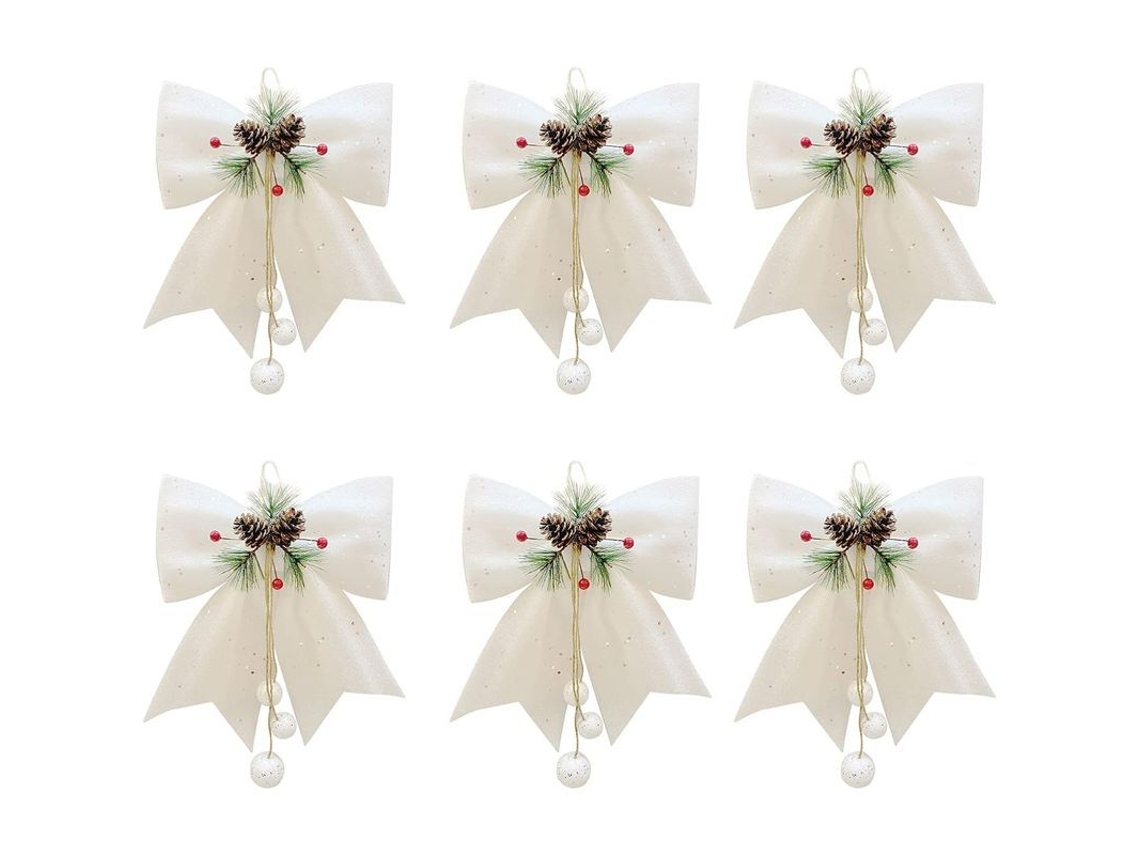 6 Guirnaldas De Navidad Con Purpurina Para Decorar Árbol, Interior O Exterior, Hogar