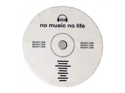 2026-tapete Redondo Em Forma De Cd Com Letras Nórdicas Para Sala E Quarto Xbw 60cm Branco