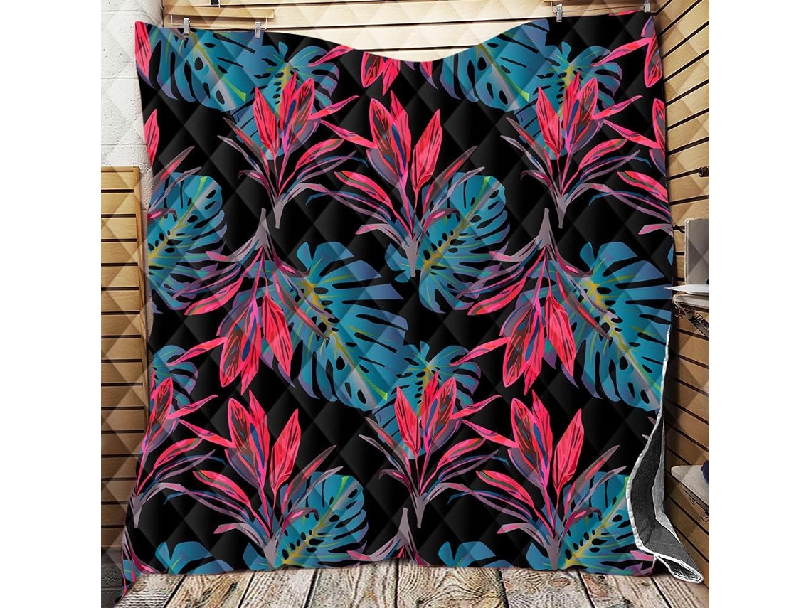 Colcha Acolchoada Fansu Capa de Cama Cobertor para Ar Condicionado Edredom Conjunto Sofá com Estampa Plantas T