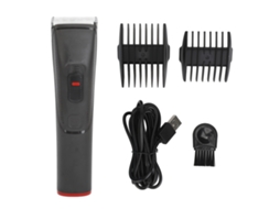2026 cortadora de Cabelo Elétrico Sem Fio Recarregável com 2 Pentes Guiadores para Corte Rápido e Grooming Diário Preto