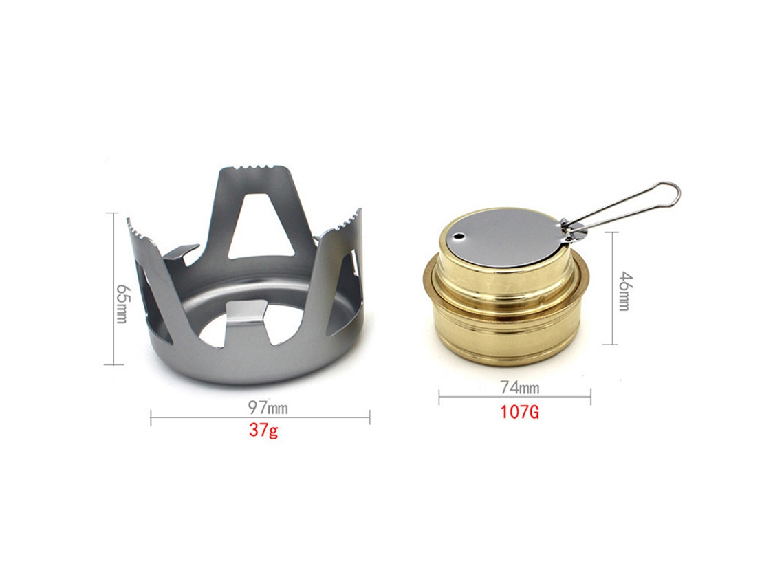 Fogão a Álcool Portátil Mini para Camping