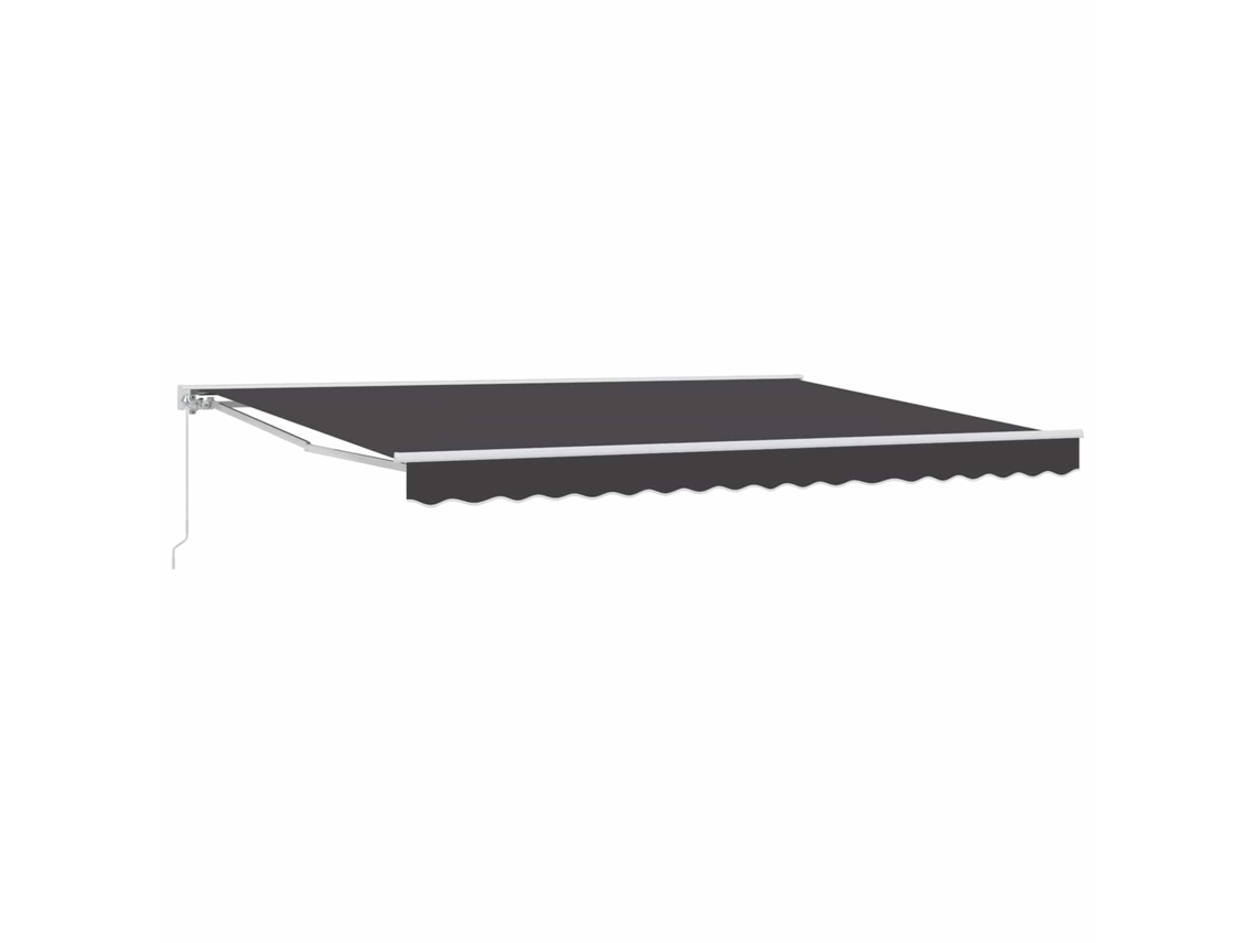 Vidaxl Toldo Retrátil Manual Antracite 4 × 3 M