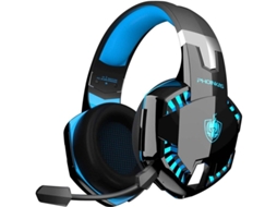 Auscultadores Gaming On Ear Yizhood Bluetooth Com Cancelamento De Ruído Azul