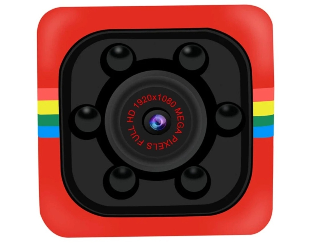 Câmera Mini Sq11 Hd 1080p Com Sensor De Movimento E Visão Noturna (vermelha)