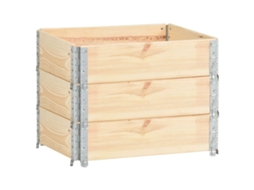 Pallet Collar, Pallet Collars Vidaxl Marrom Madeira De Pinho (60 X 80 Cm)