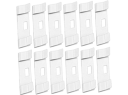 Lifkome Série 5 Acessórios Para Cortinas Verticais Abas Protetoras Suportes Peças De Reposição Lâminas Pompons 12 X