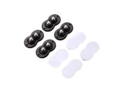 Conjunto De 4 Rodízios Montagem Com Design Esfera Dupla, Garantindo Operação Silenciosa E Sem Atrito Em Portas De