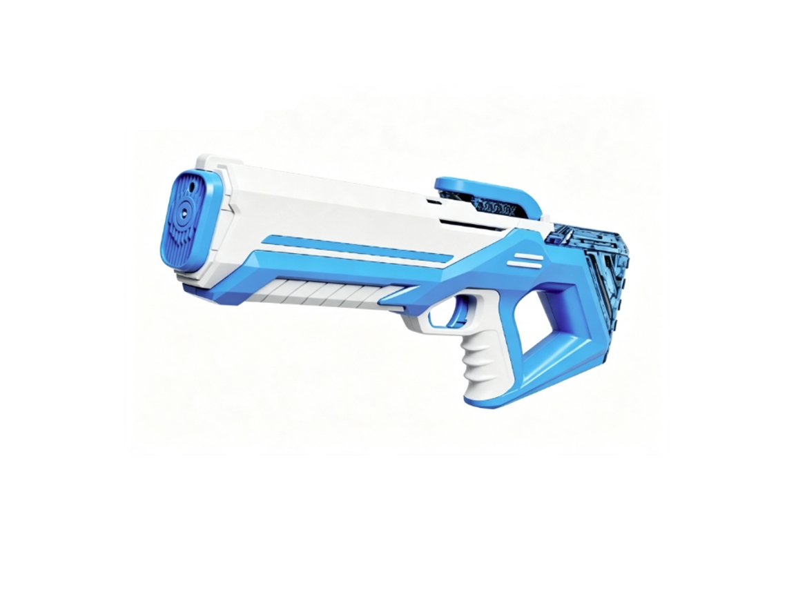 Pistola De Água Elétrica Para Aspiração Contínua Automática E Efeitos Sonoros - Ideal Para Jogos De Piscina Em Tempo Real