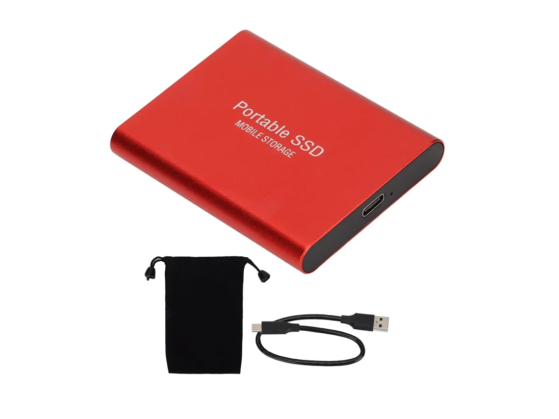Ssd Externo Durável Portátil Usb 3.1 Transmissão Compacto Prático Para Win10 E Ios