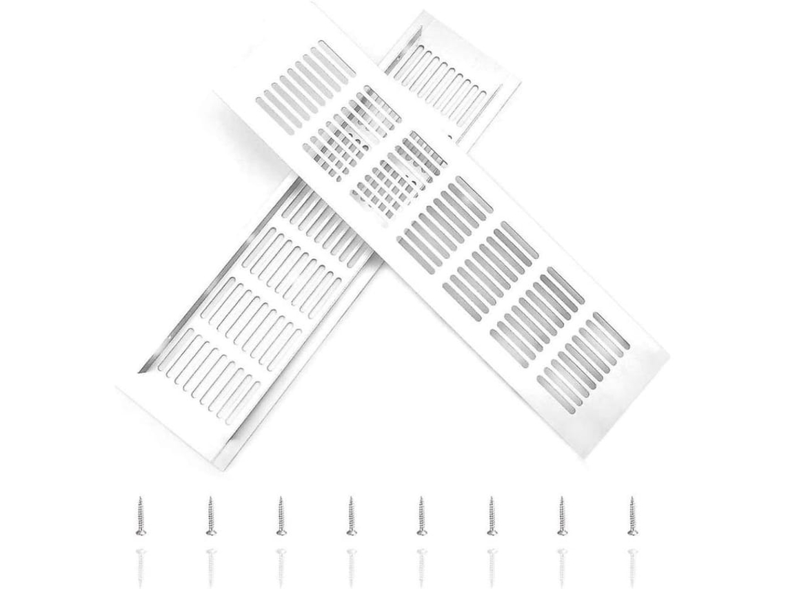 2026-rejilla De Ventilação 2x 300x80mm De Alumínio Resistente À Corrosão Para Parede E Teto