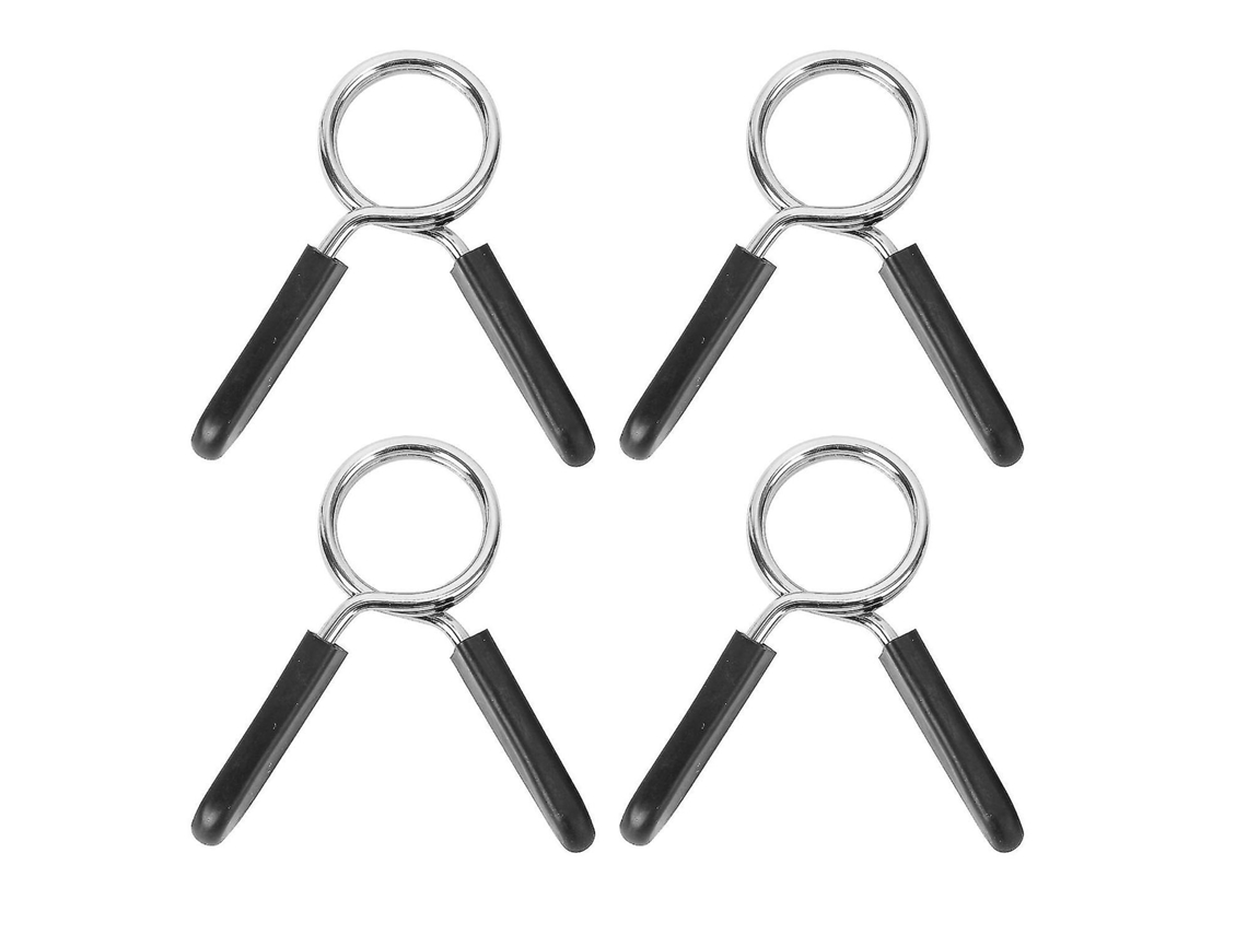 Rebe-4 Pinças De Mola Para Barras De Pesas Clips De Segurança Aço Inoxidável Cabo Abs Academia Powerlifting Cross Fit Halterofilismo