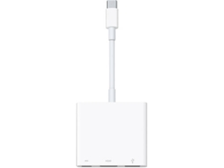 Adaptador APPLE USB‑C para Multiportas AV (MacBook - 12'' - Branco)