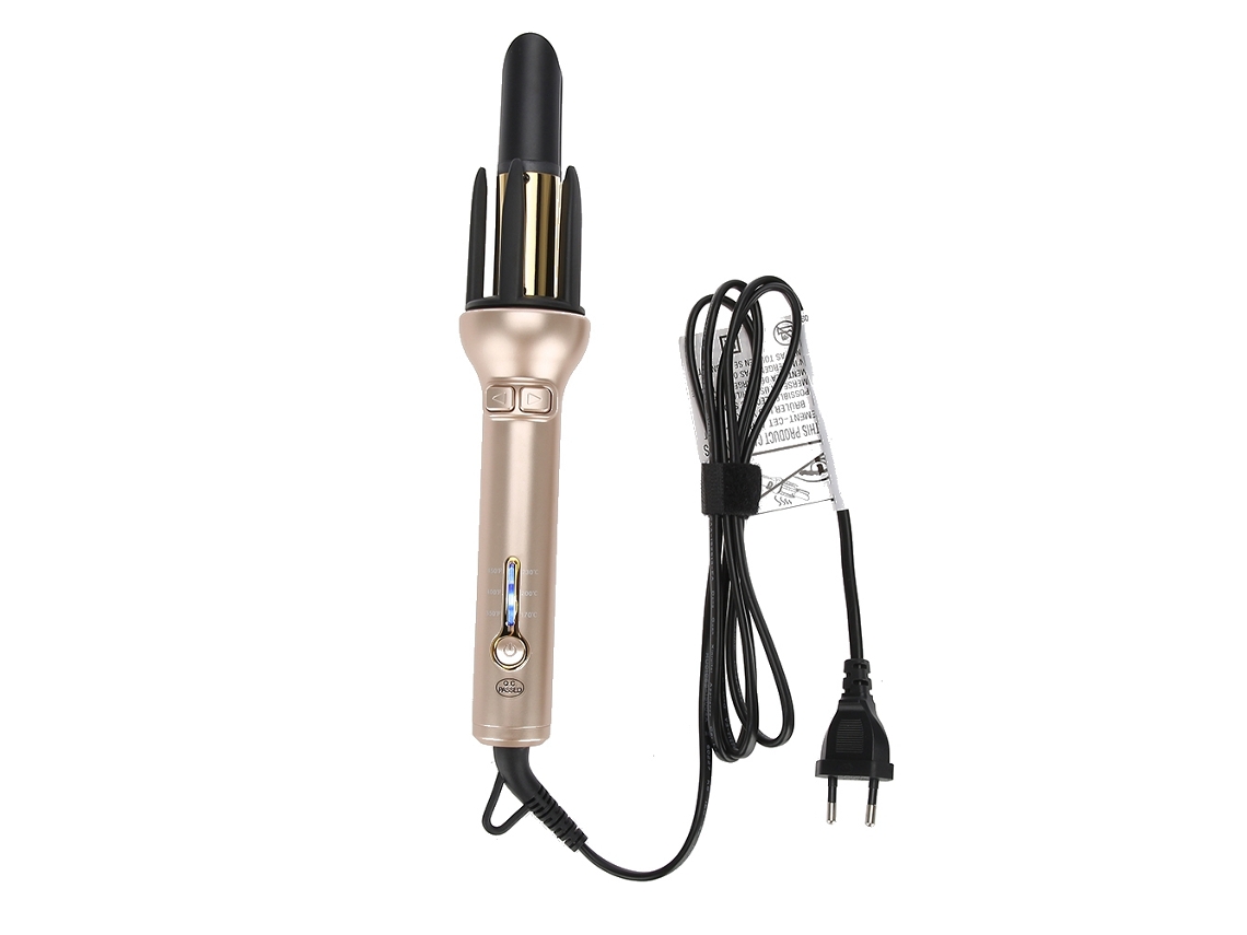 Prendedor De Cabelo Automático Cerâmico Profissional Chapinha De Curl Com Design Em U E 3 Níveis De Temperatura