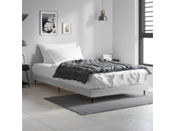 Vidaxl Estrutura Cama 100x200 Cm Derivados De Madeira Cinzento Sonoma