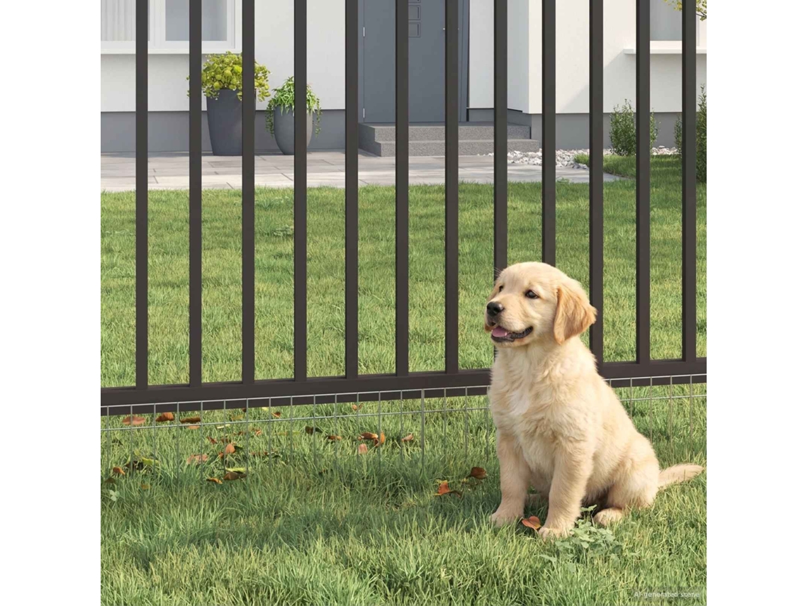 Vidaxl Painel De Cerca Para Jardim 48 Unid. 100 X 30 Cm Prateado