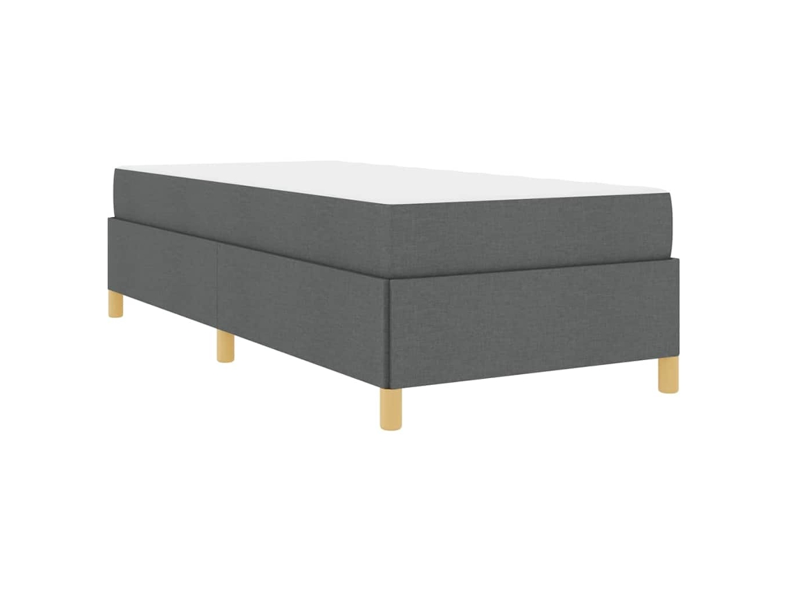 Conjunto 1 Estrutura Da Cama Vidaxl Cinzento-baço Tecido (80 X 200 Cm)
