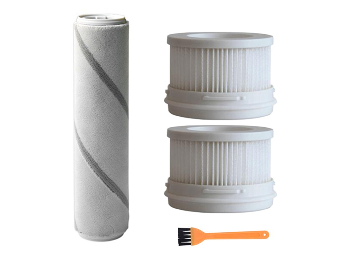 Hepa filtro rolo escova peças kit para xiaomi mijia 1c handheld sem fio aspirador de pó parte acessórios