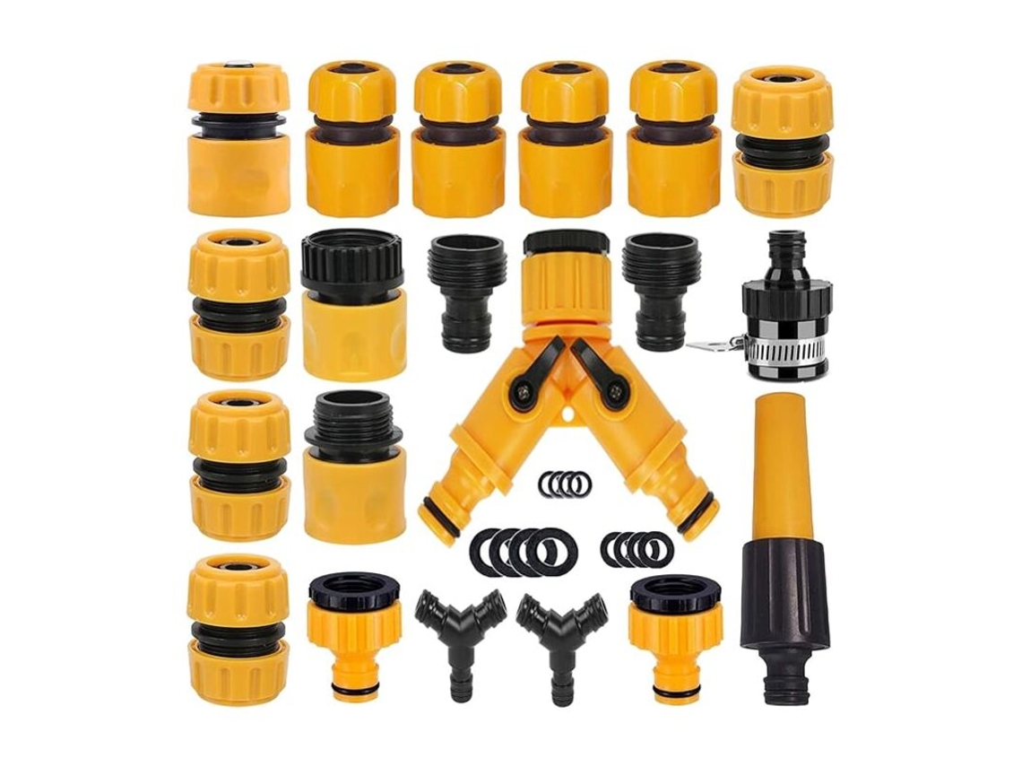 Kit 20 Peças, Conectores Para Mangueira, Incluindo Adaptadores, Divisores Em Y, Conectores Universais, Etc