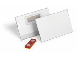 DURÁVEL 824419 Suporte para etiqueta de crachá/passagem de plástico 1 peça