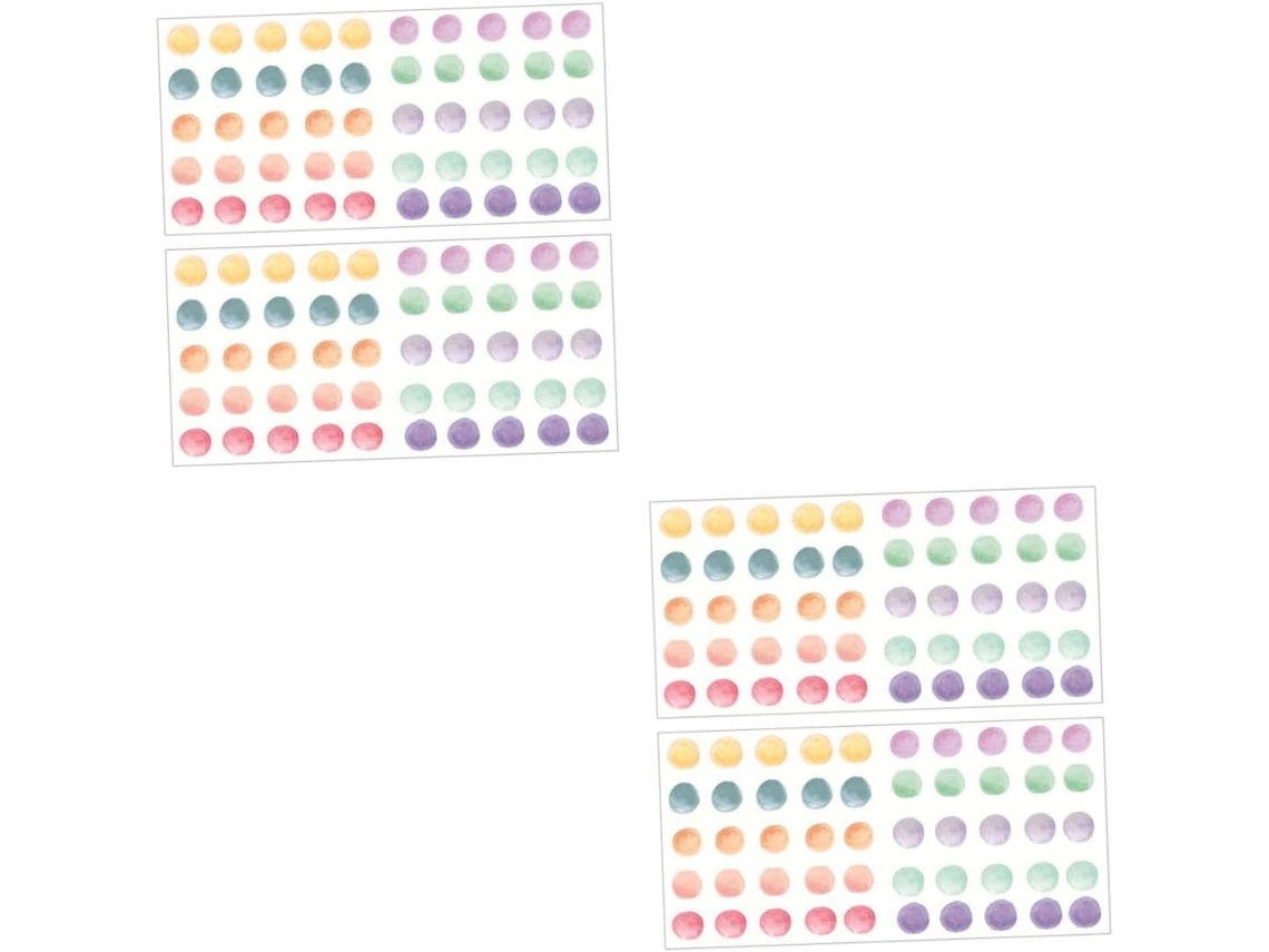 Conjunto De 4 Adesivos De Parede Coloridos Para Decoração De Casa E Quarto.