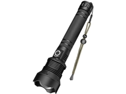 Lanterna Led Potente 90000 Lumens Xhp70 Com Zoom Ajustável, Impermeável E Recarregável Via Usb