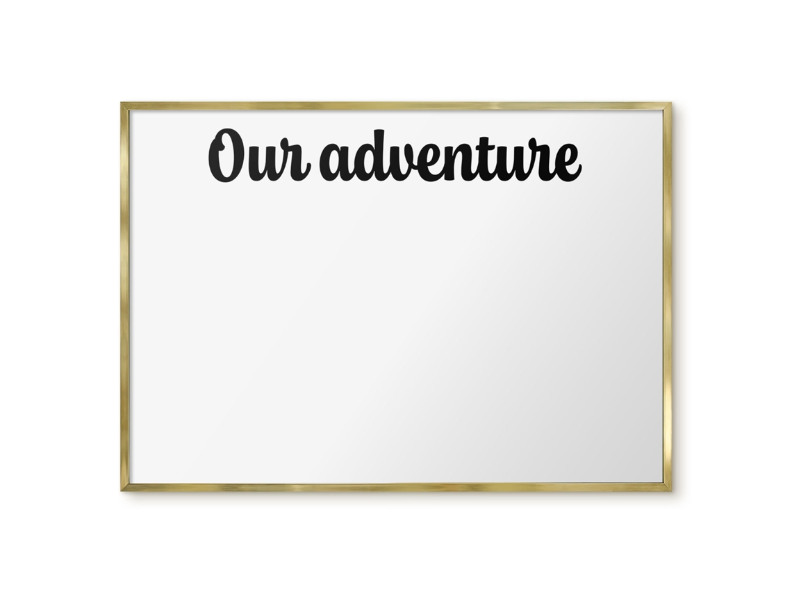 Magnetic Board For Wall Our Adventure For The Bedroom Espelharte (100x70 Cm)