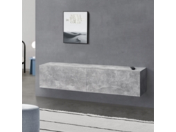 Consola [EN.CASA] Evaton  (Cinzento - Cartão revestido com melamina - 140 x 33 x 30 cm)