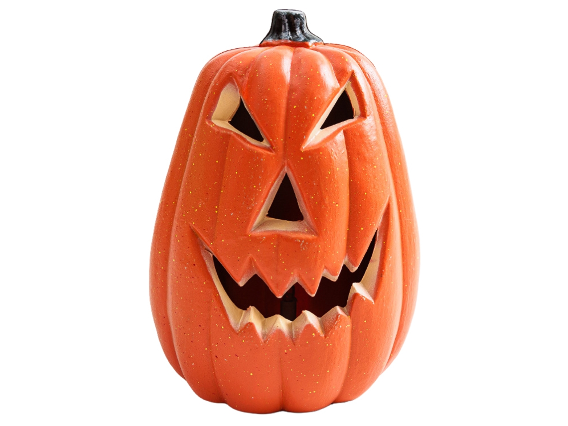 Laxiscreed Lanterna De Abóbora De 5.5 Polegadas Decorativa Para Halloween, Iluminada E Para Exteriores