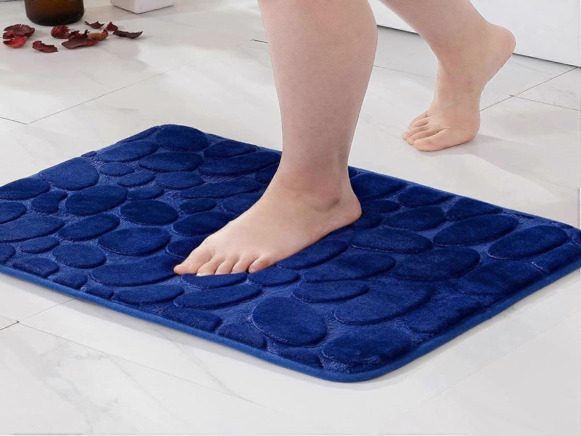 Lurelia Tapete Seixo 50x80cm Azul-escuro Espuma Memória