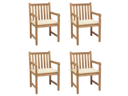 Garden Chair, Garden Chairs Vidaxl Creme Madeira (n/a)