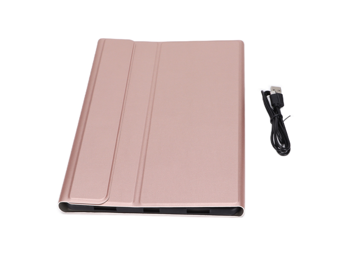 Teclado Sem Fio Removível com Touchpad e Capa de Couro PU para Lenovo Tab Pro 11.5