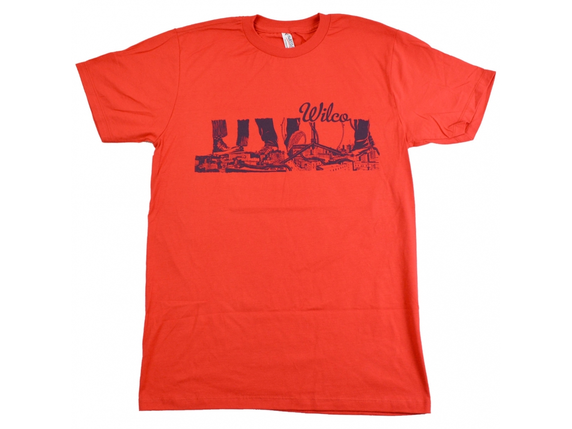 Wilco Pedal Skyline T-shirt Unisex Adults Size:xl