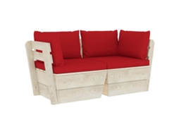 Pallet Sofa, Pallet Sofas Vidaxl Vermelho Madeira (n/a)