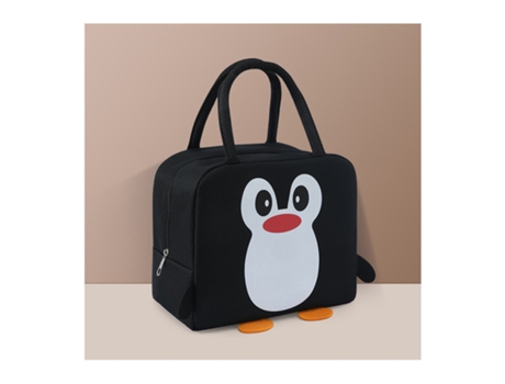 Saco Bento Pequeno Pato Amarelo Saco Bento Fofo dos Desenhos Animados Saco de Almoço Saco de Lona com Isolamento para Armazenamento XIMU