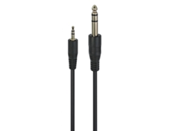 Cabo De Som Jack 3.5mm M Para Jack 6.3mm 1.5m Xin Yue 8759 Preto