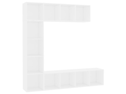 Book Cabinet, Book Cabinets Vidaxl Branco Madeira Processada (n/a)