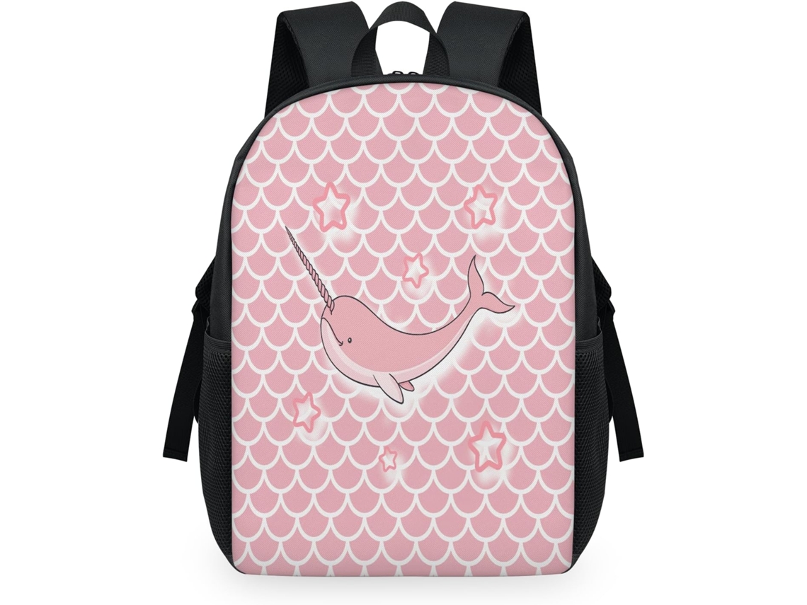 Mochila Tropicallife com Estampa de Unicórnio e Escamas de Peixe para Crianças 32 5 X 15 X 44 9 Cm Tecido de M