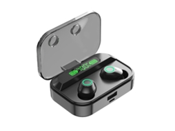 Fones De Ouvido Sem Fio Tg02 Intra Auriculares Com Tela Digital E Suporte Para Bluetooth 5.1, Viva Voz, Chamadas Binaurais Para Esportes Ly Ebike