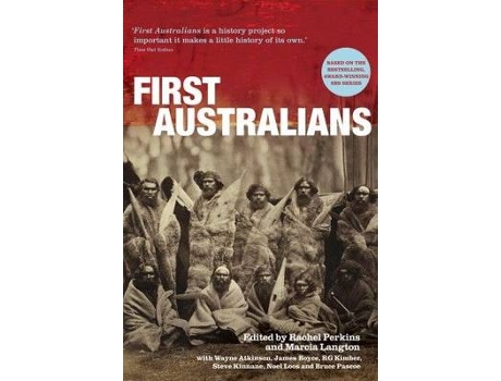 Livro first australians de marcia langton,rachel perkins (inglês)