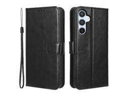 Capa Magnética Com Textura Crazy Horse Para Celular Samsung Galaxy A54 5g, Proteção Total E Flip, Com Suporte Tipo Carteira, Antidesgaste, Em Pu L