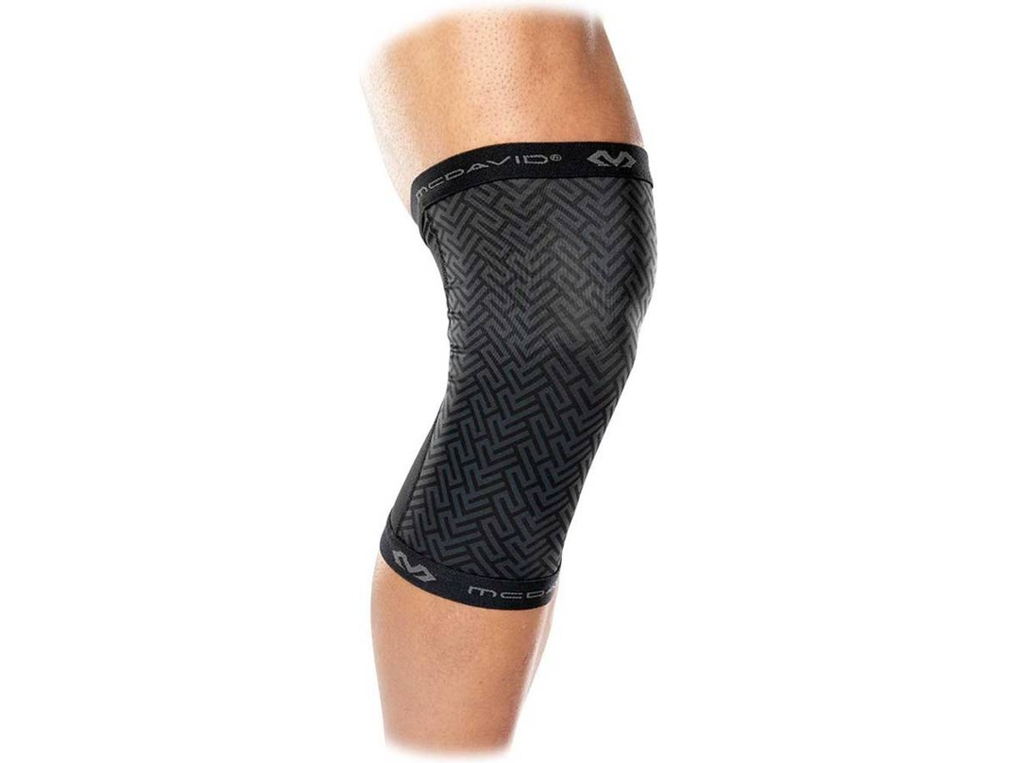 Joelheiras MC DAVID X-fitness Dual Layer Compression Knee Sleeves (Tam.: M - Preto)