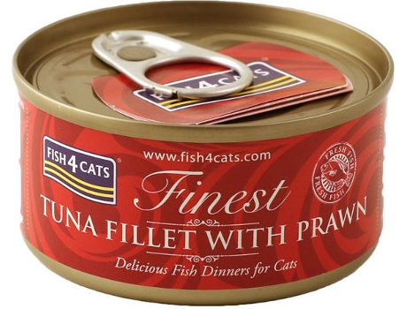 Ração para Gatos  (70 g - Húmida - Sabor: Bife de Atum com Camarão)